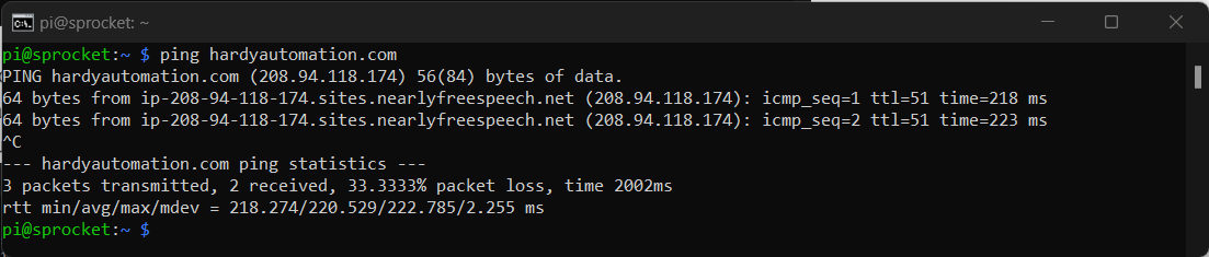 Internet Connection Working